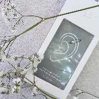 پیرسینگ نگین دار نقره عیار 925  پیرسینگ نقره پیرسینگ گوش