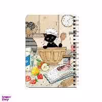 دفترچه یادداشت ۸۰ برگ بامبیلیپ مدل گربه کیک پز کد 9345791