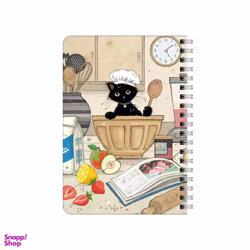 دفترچه یادداشت ۸۰ برگ بامبیلیپ مدل گربه کیک پز کد 9345791