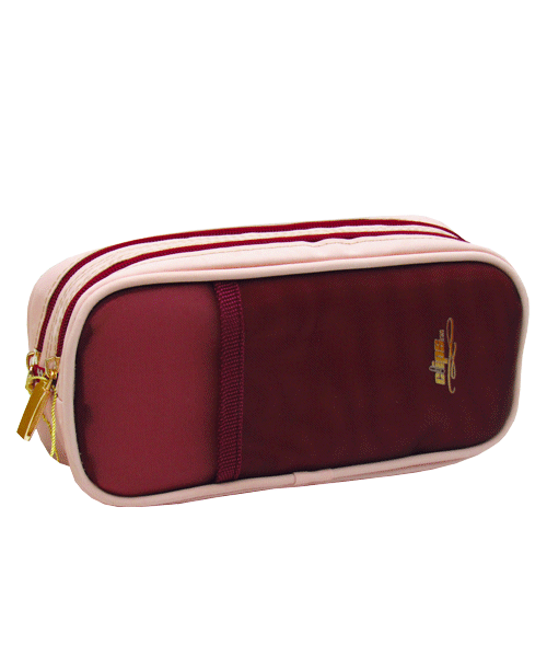 جامدادی کلیپس تور وچرم  2زیپ (7222)