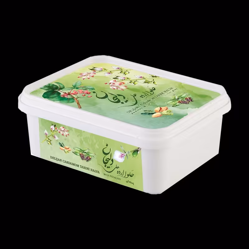 حلوا ارده هلی پسته ای دلیجان