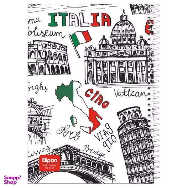 دفتر مشق 100 برگ الیپون کد 2421290