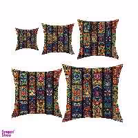 کوسن رنس کد S5-10075 مجموعه 5 عددی کوچک تا بزرگ چند رنگ