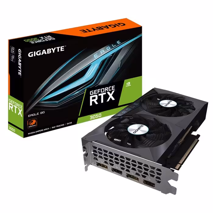 کارت گرافیک گیگابایت حافظه GIGABYTE RTX 3050 EAGLE 8G