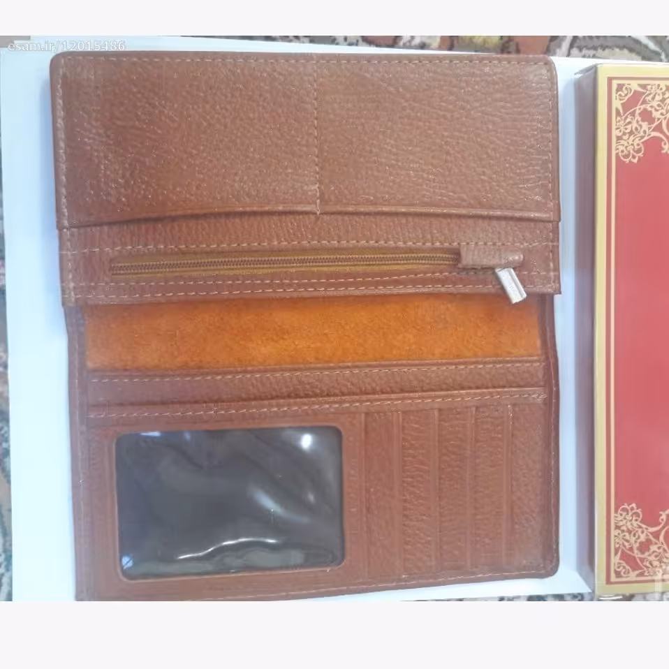 کیف پول کتی چرم