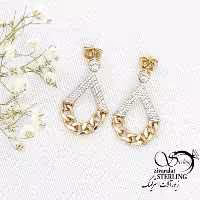 گوشواره ژوپینگ کارتیر طرح طلا کد 15559