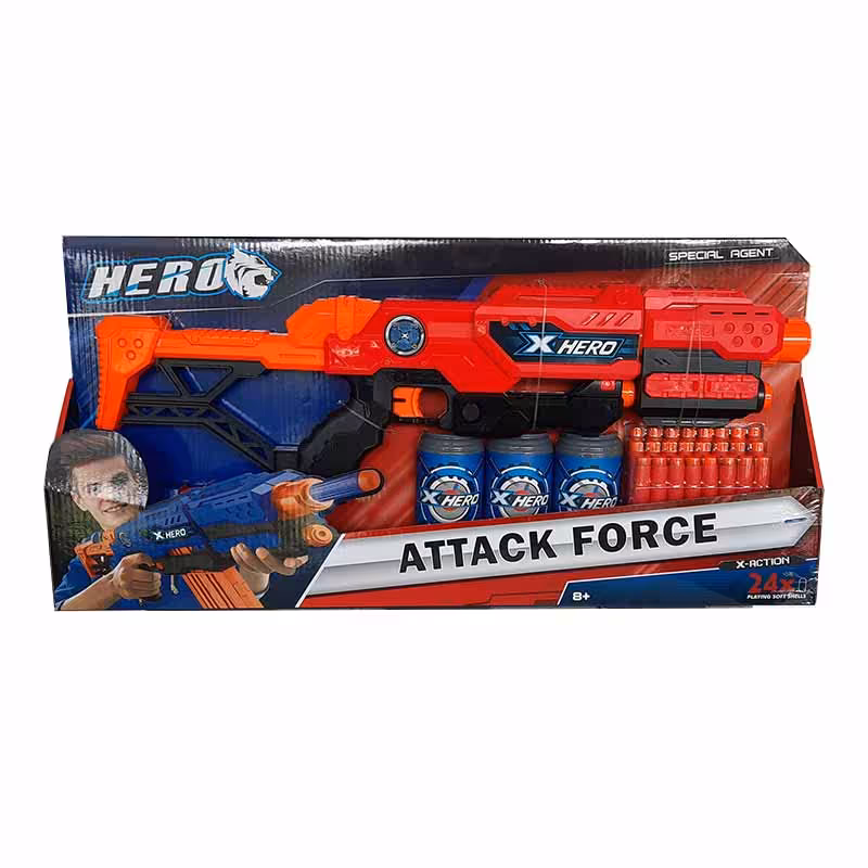 تفنگ اسباب بازی قرمز کد BT8057