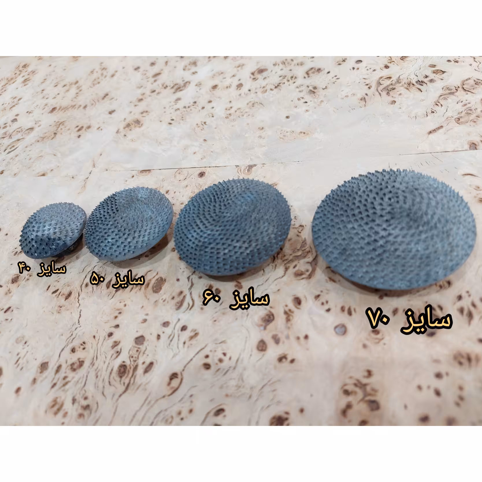  سنباده سری قارچی شماره 60mm چوب ساب