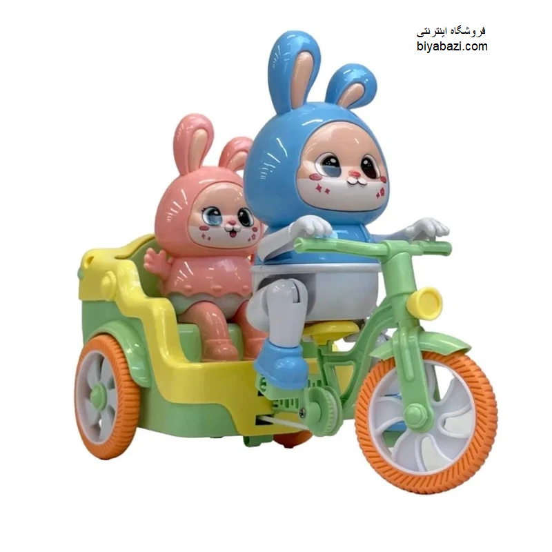 اسباب بازی خرگوش سه چرخ سوار 2نفره