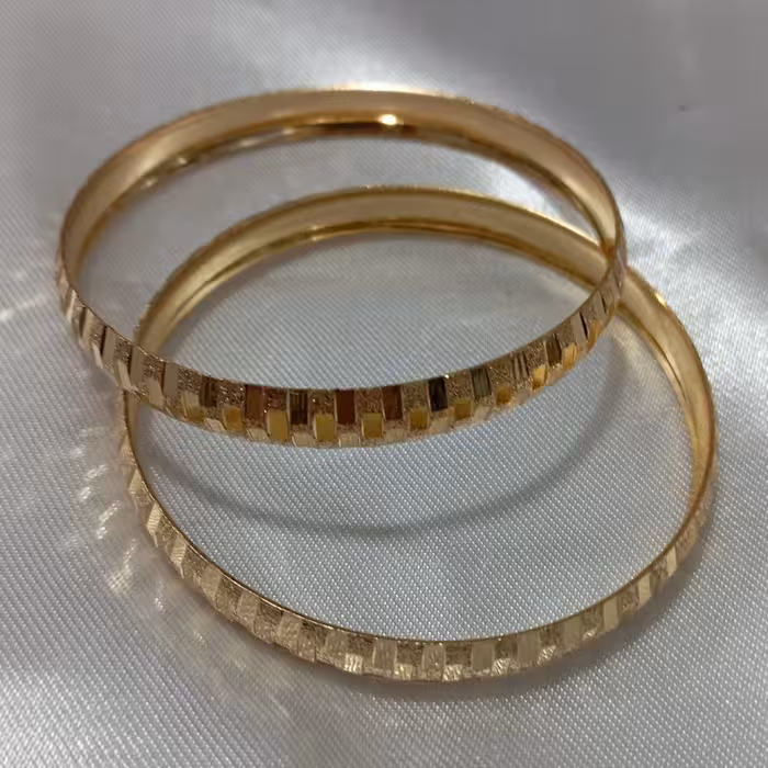 النگو طلا روس پک دو تایی سایز 1