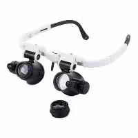 ذره بین عینکی دوچشمی 2 لنز 8X و 23X مدل 9892H-1