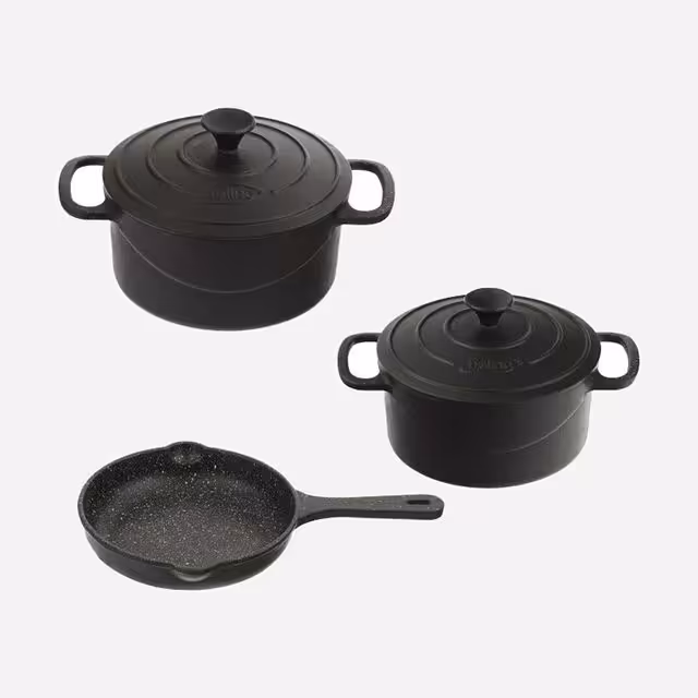 سرویس قابلمه چدن نالینو مدل ماتئو Matteo (5 پارچه)