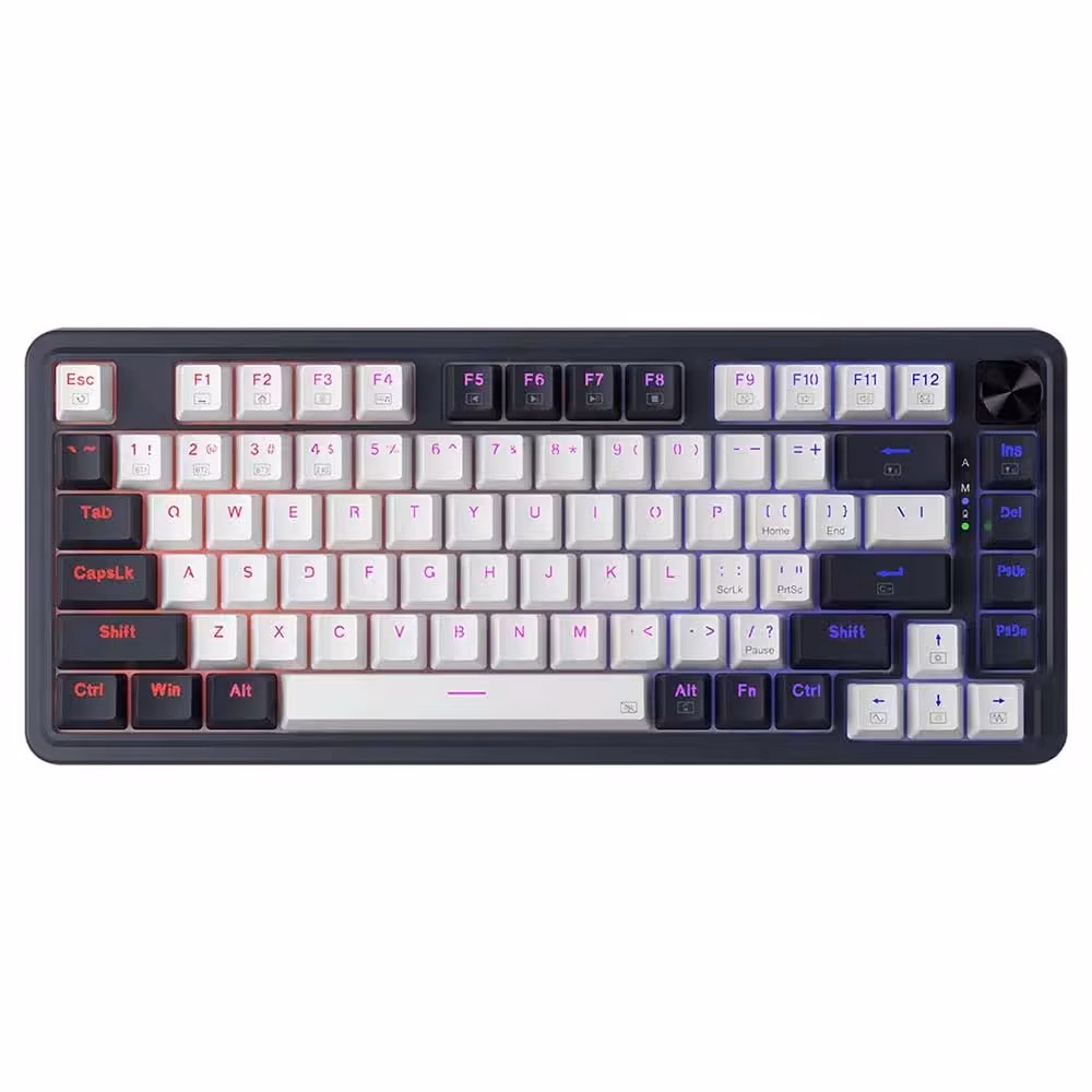 کیبورد گیمینگ ردراگون Redragon K673 UCAL PRO 75% RGB Abyssal Blue