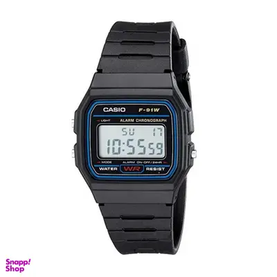 ساعت مچی دیجیتال زنانه و مردانه کاسیو (Casio) مدل F-91w-1dg