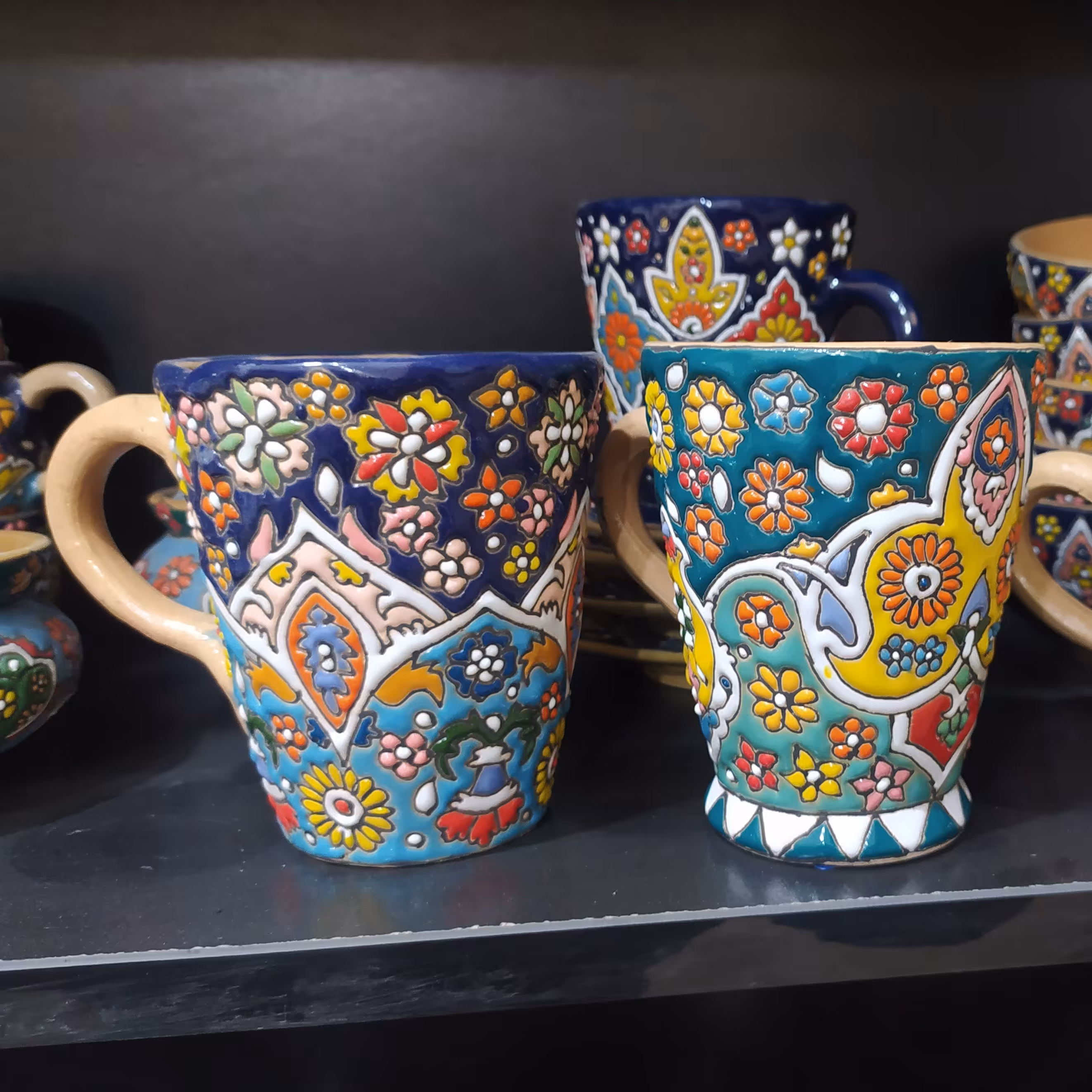 لیوان ماگ سفال میناکاری