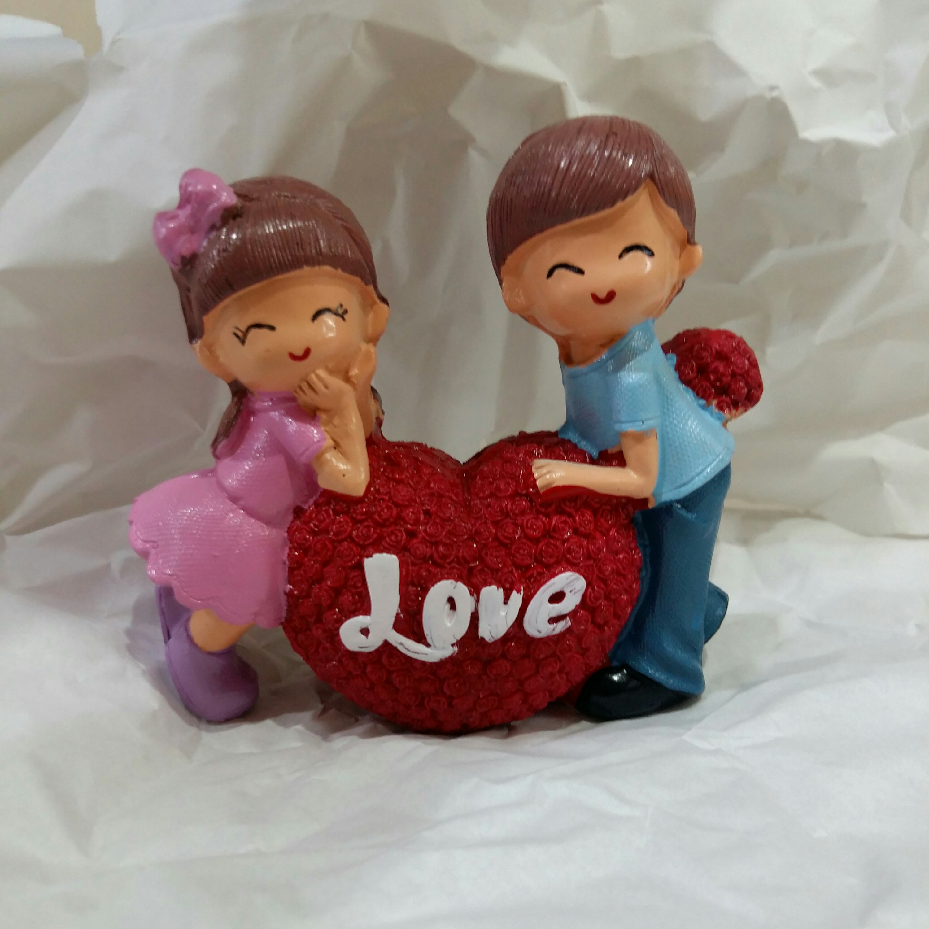 عروسک قلبی love پلی استر