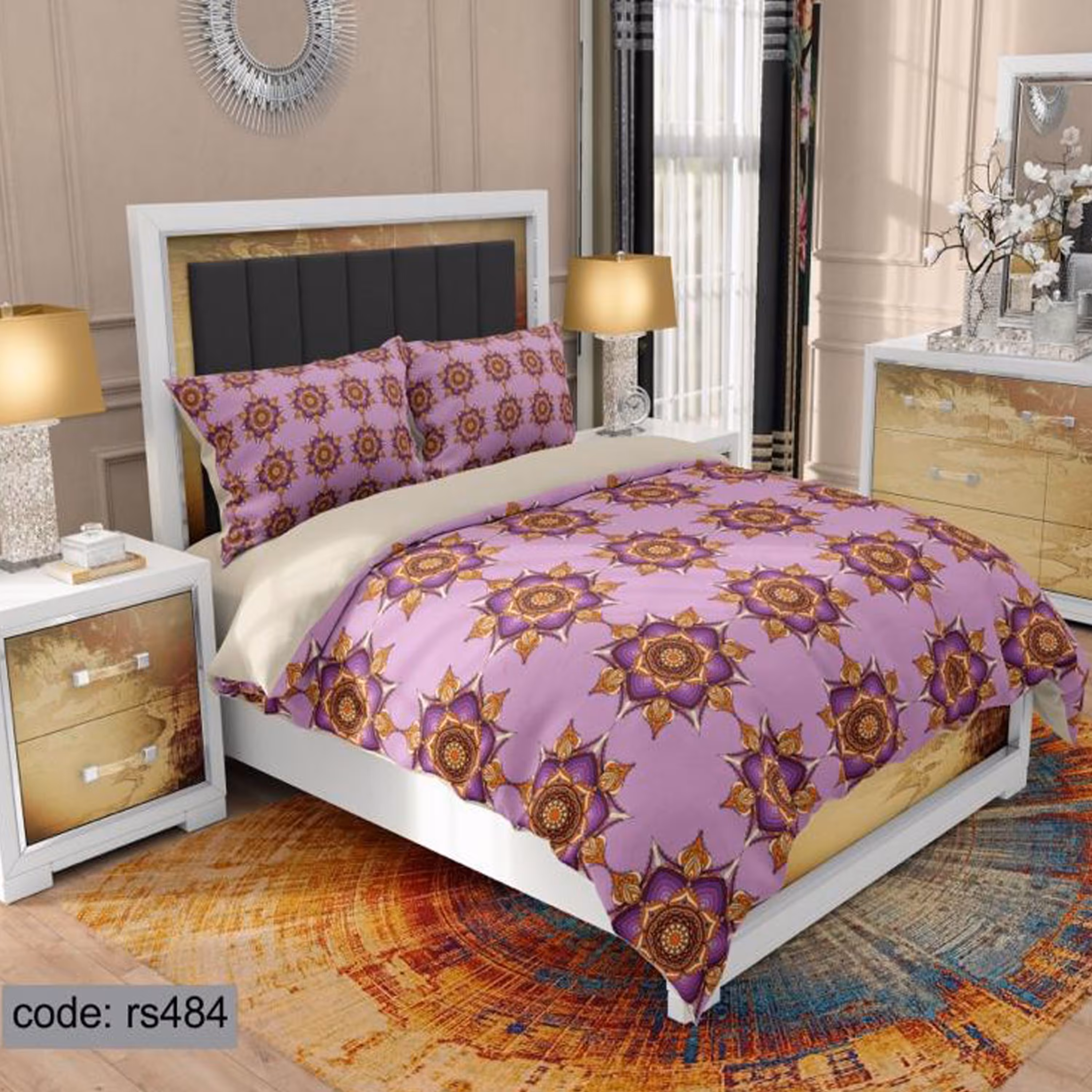 سرویس روتختی 2 نفره تنسل چاپی برندترک لند(Turk Land) rs 484