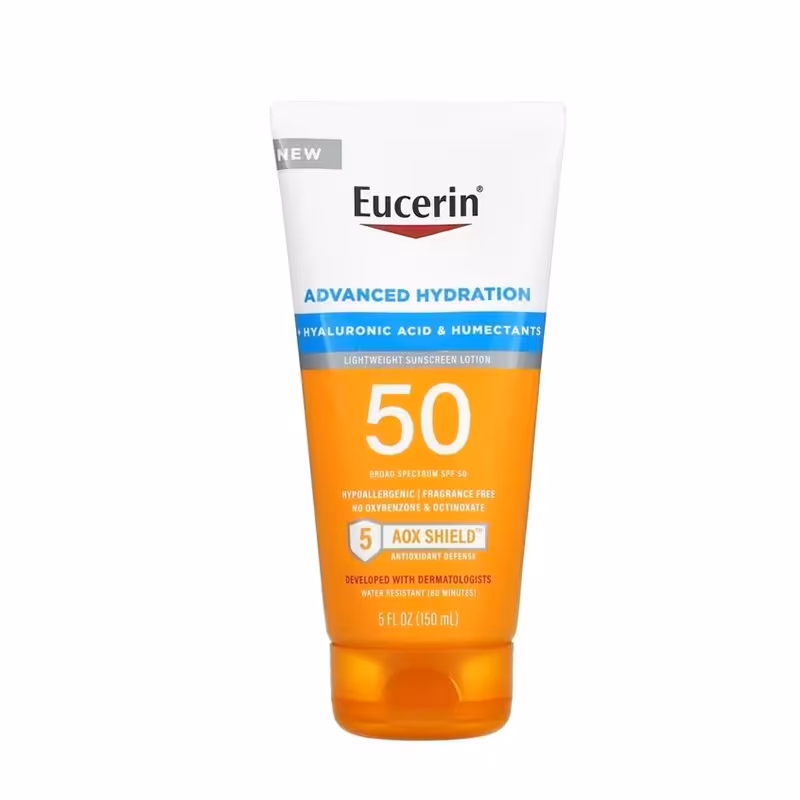 لوسیون ضد آفتاب مدل Advanced Hydration SPF 50 اوسرین 150 میل