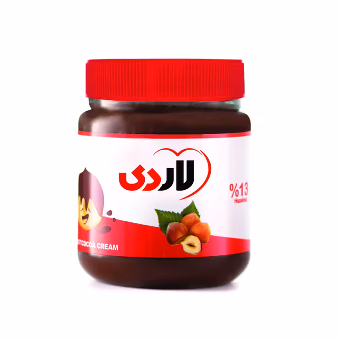 کرم کاکائو فندقی 13درصد 300 گرم لاردی - شیشه