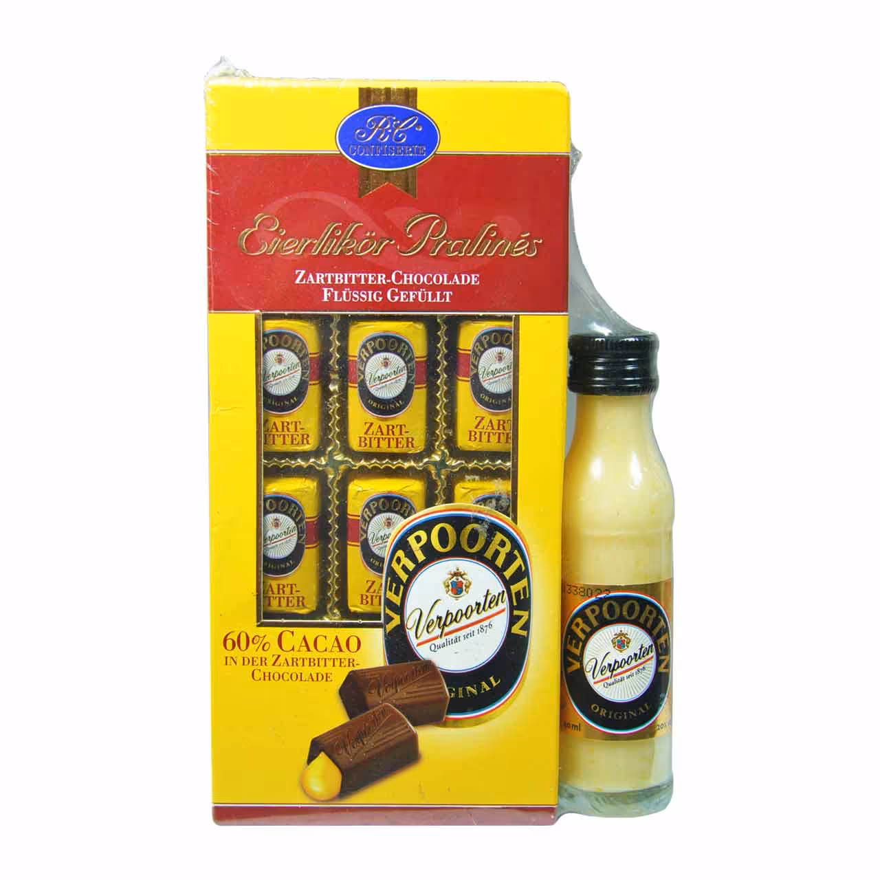 شکلات با ورپورتن کانفیسری شیشه ای