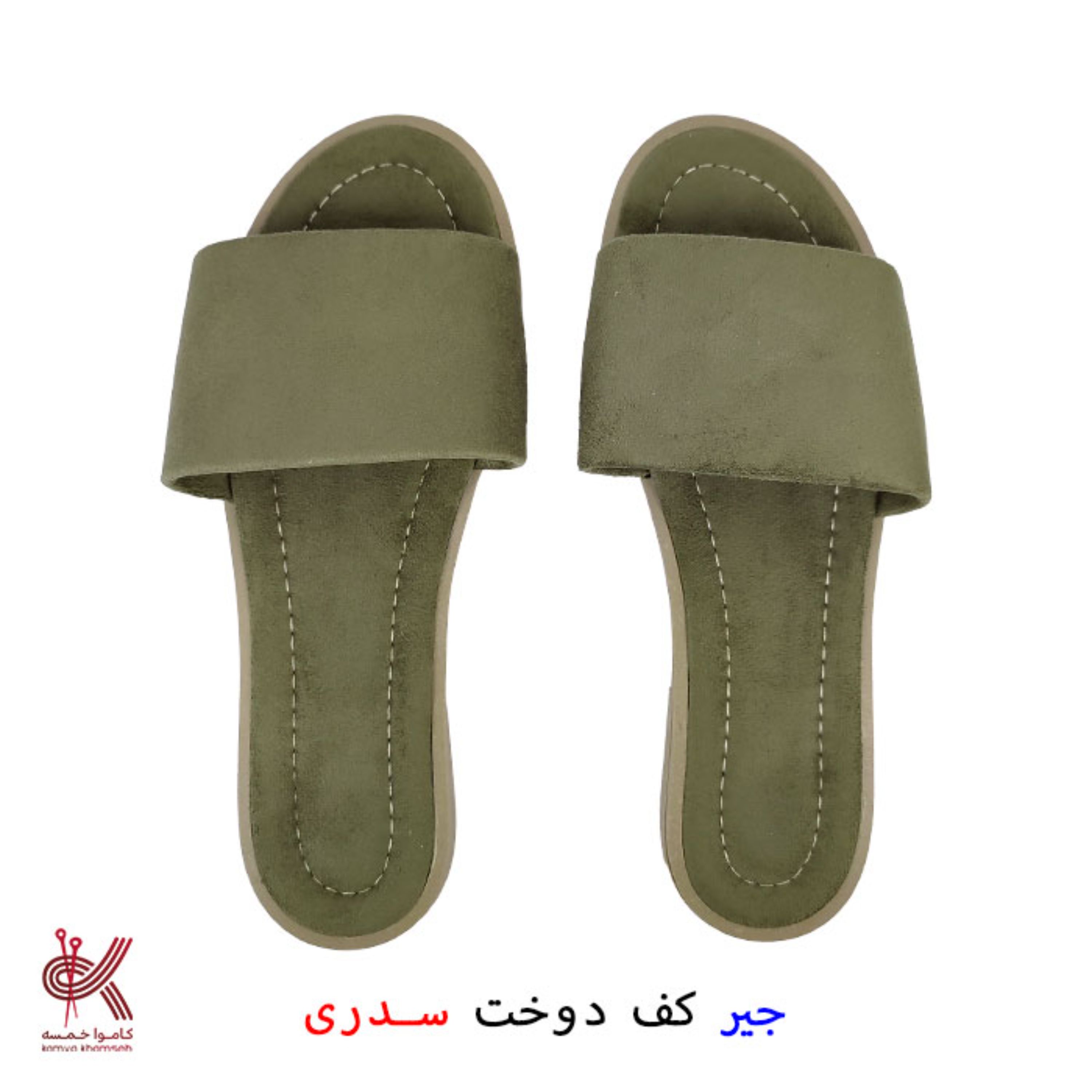 صندل جیر زنانه سدری روشن 38  خام مناسب برای تزئین با مکرومه 