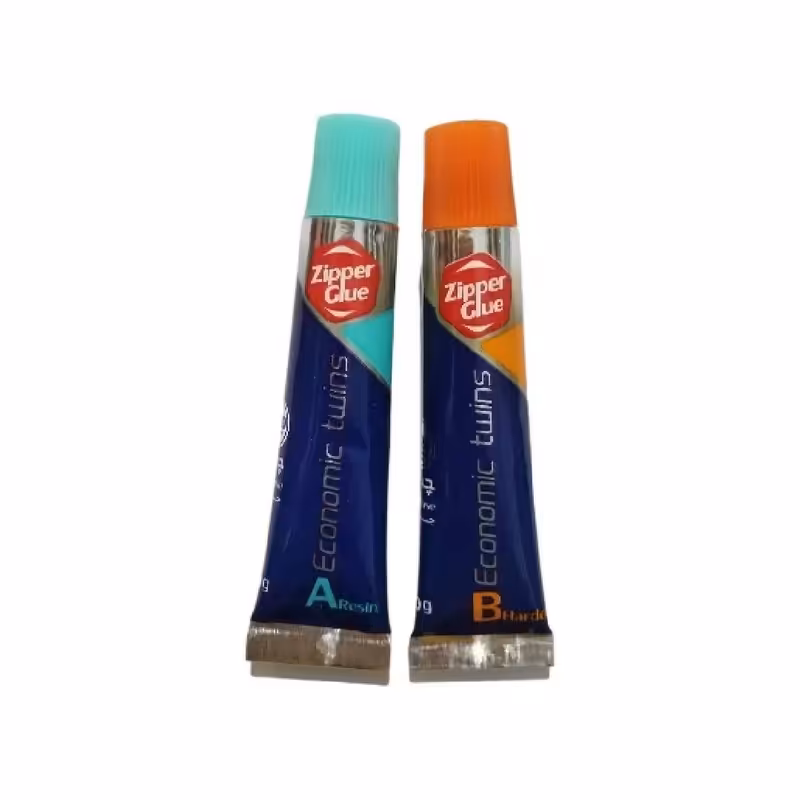 چسب دوقلوی اکونومی زیپر (معمولی ) 20 گرمی دو جزیی