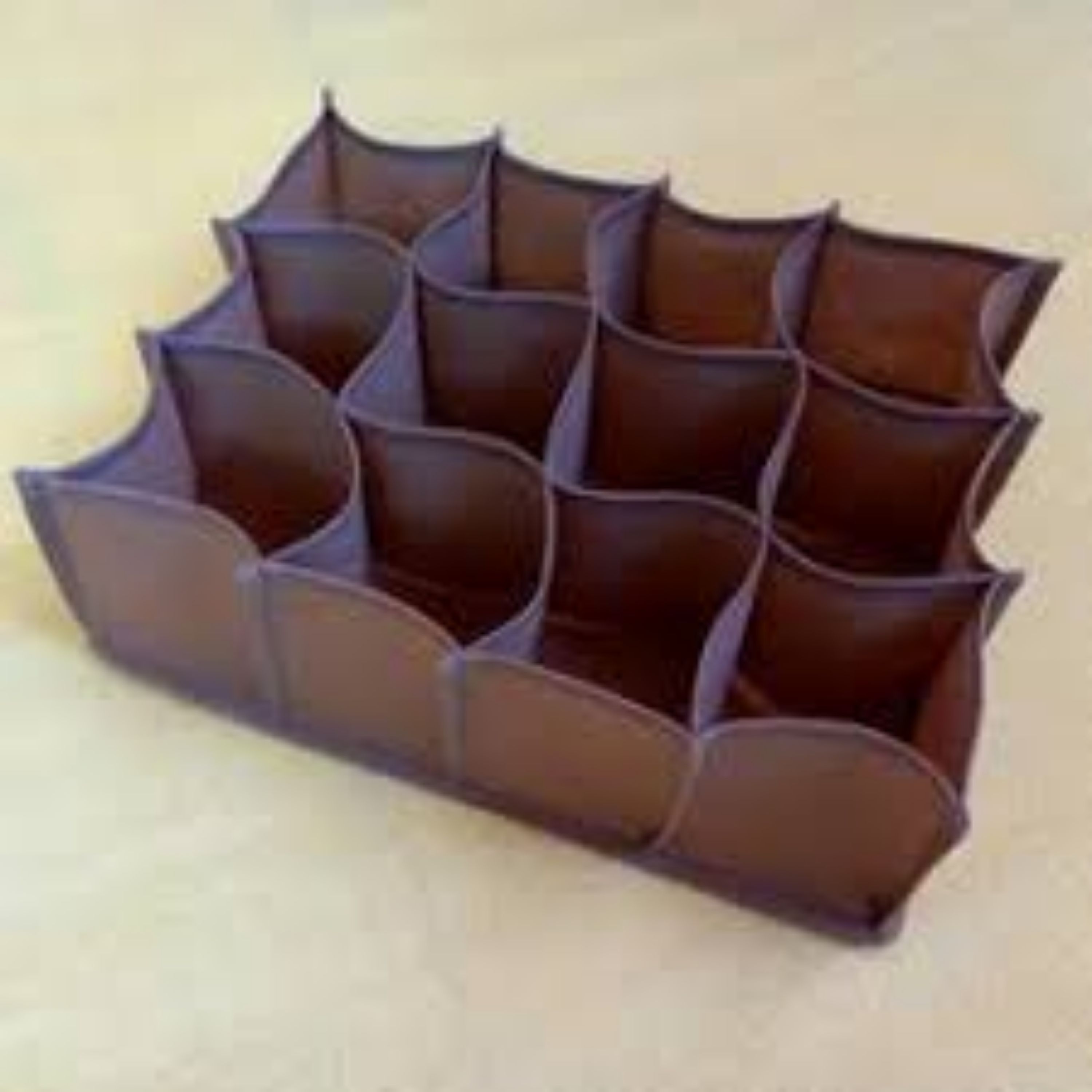 جا جورابی 16 خانه پارچه ای بدون در