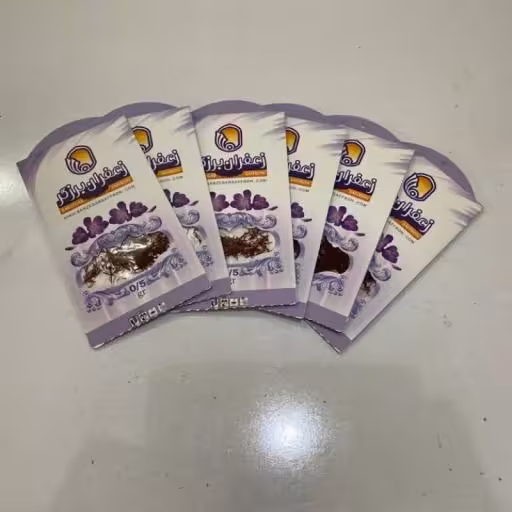 پک 6 تایی زعفران نیم گرمی صادراتی آنلاین استور 