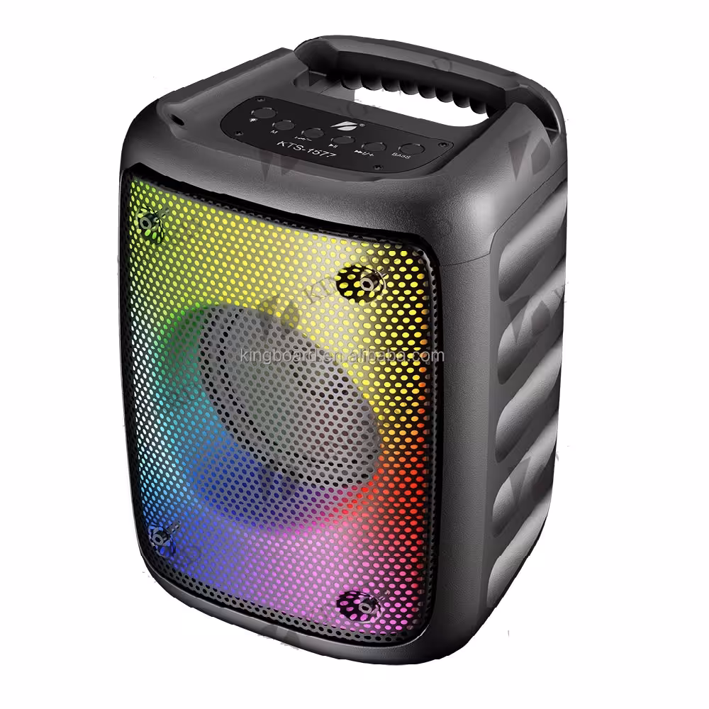 اسپیکر بلوتوثی و فلش خور مدل kts1576  با نور پردازی