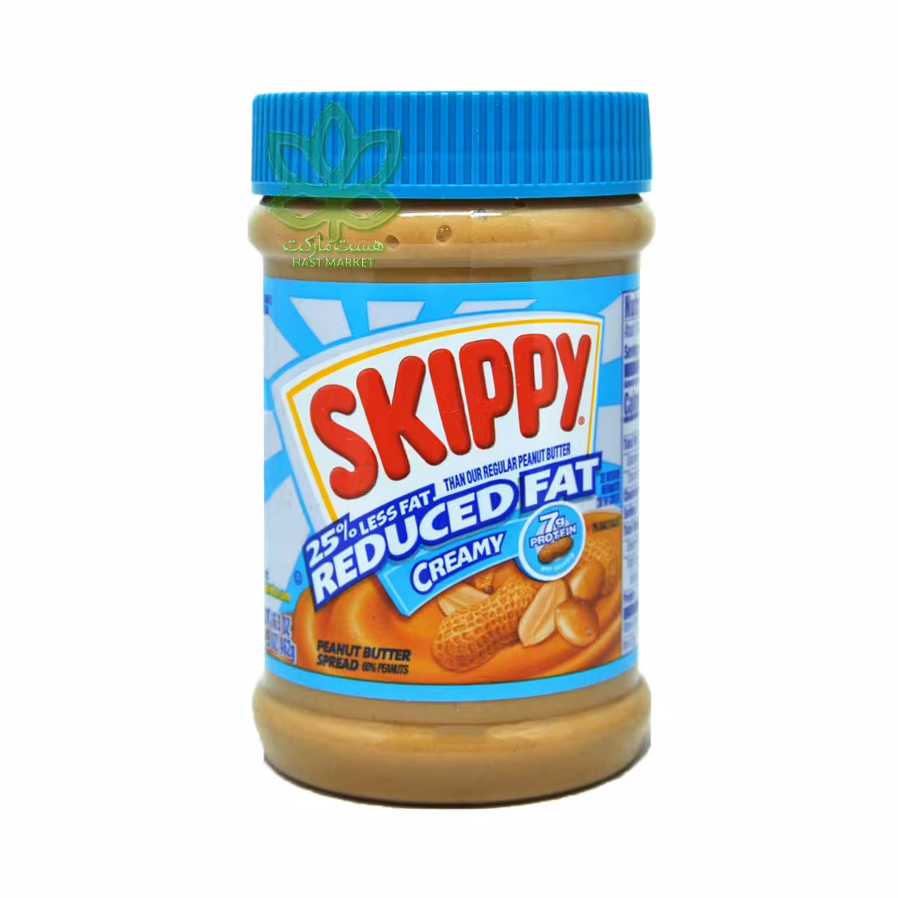 کره بادام زمینی اسکیپی کم چرب کرمی 460 گرم - skippy