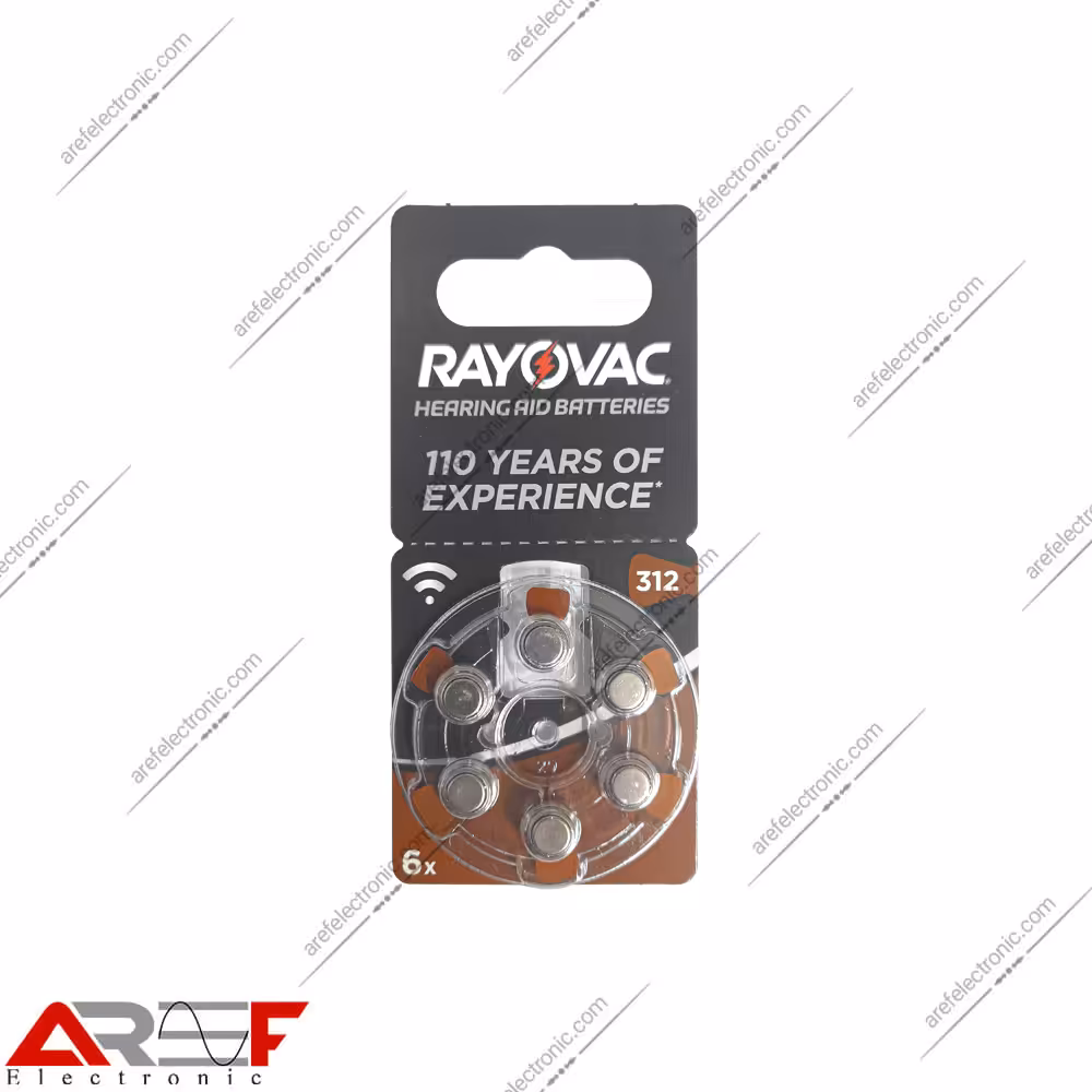 باتری سمعکی RAYOVAC شماره 312 - فروشگاه عارف الکترونیک