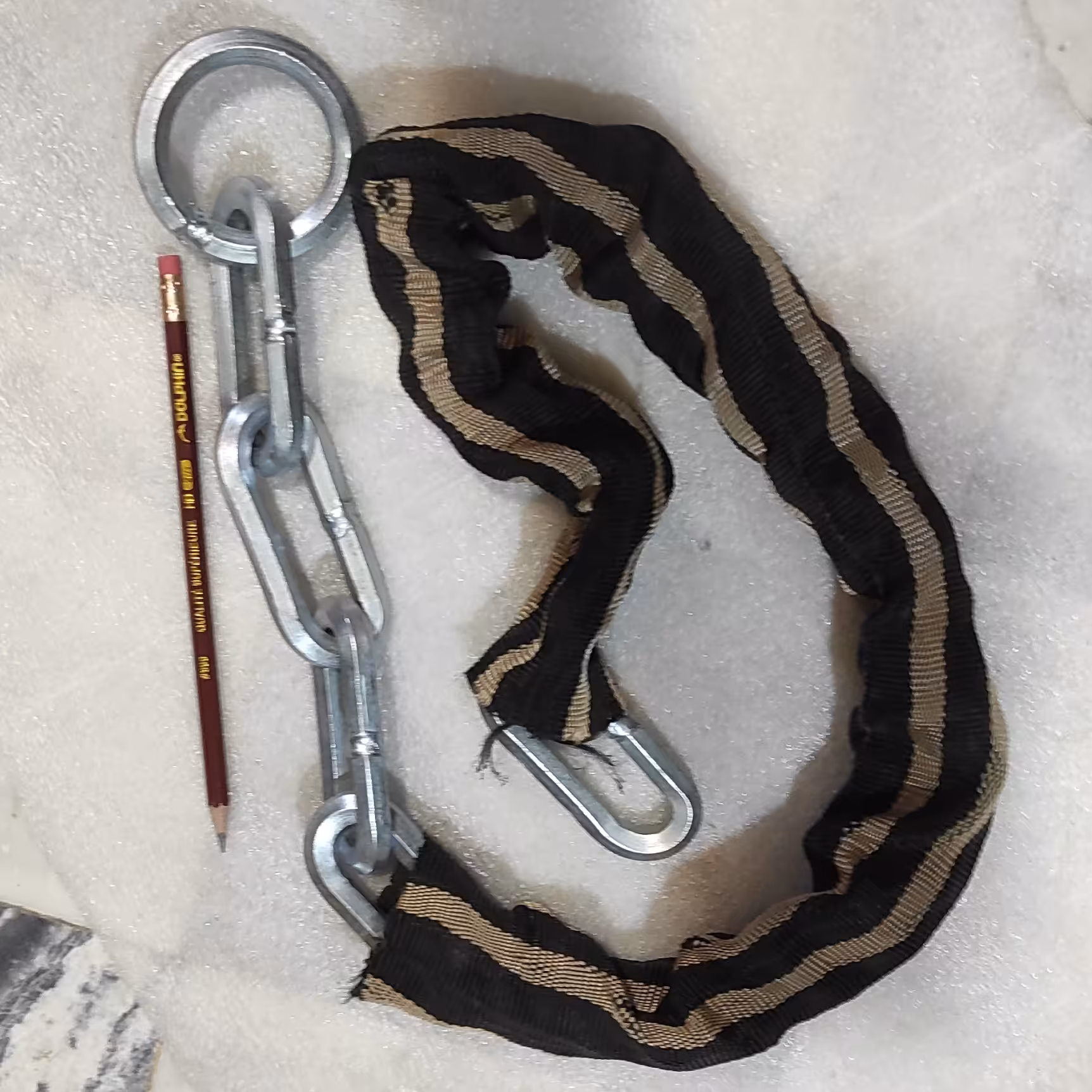 زنجیر  فولادی ضد برش و ضدقیچی یک متری 