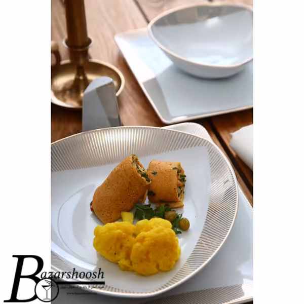 سرویس چینی غذاخوری 88پارچه تقدیس طرح الکسیس 12نفره پرنسس