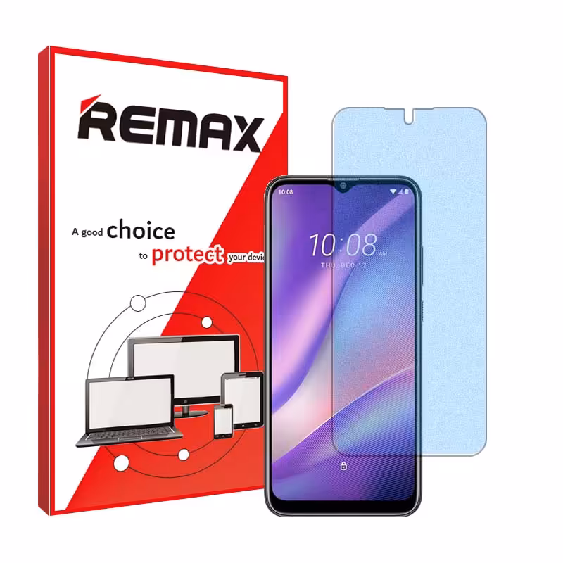 گلس اچ تی سی Wildfire X مدل مات آنتی بلو برند ریمکس کد S