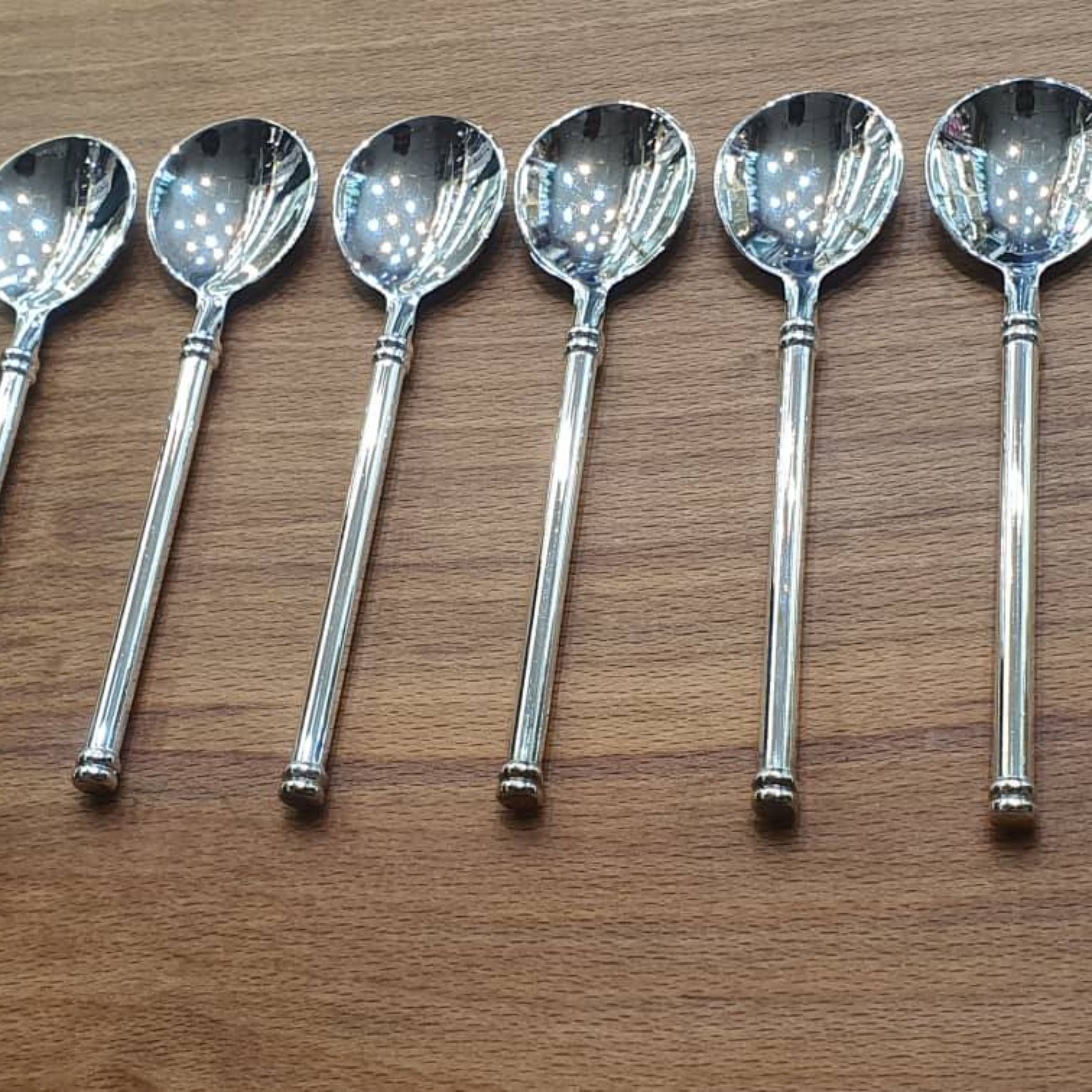 قاشق مربا خوری تمام استیل درجه 1(استیل نگیر)