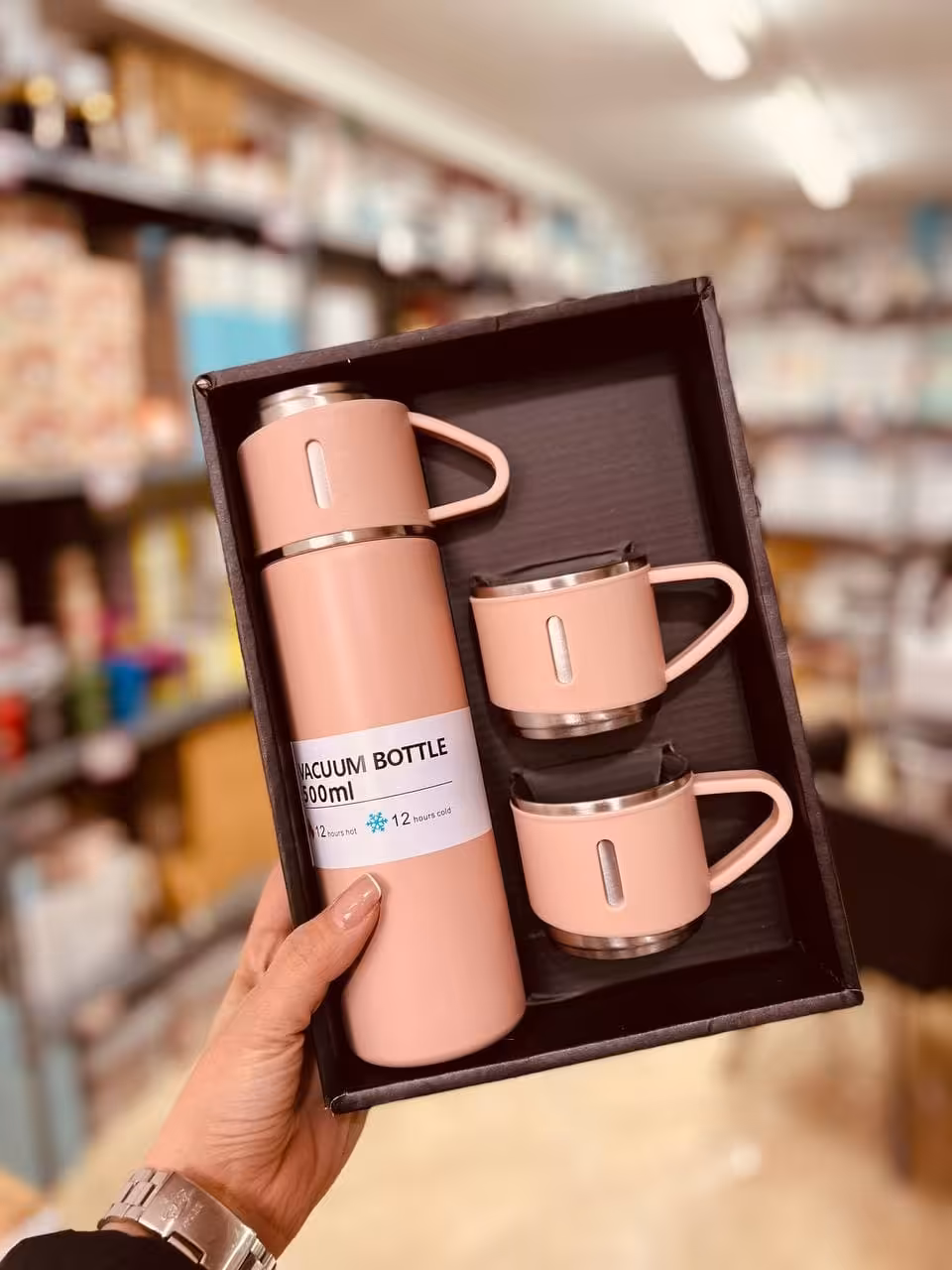 فلاسک 500 میل فنجون دار کد00425