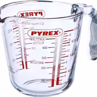پیمانه مایعات و شیر جوش پیرکس فرانسوی نیم لیتری