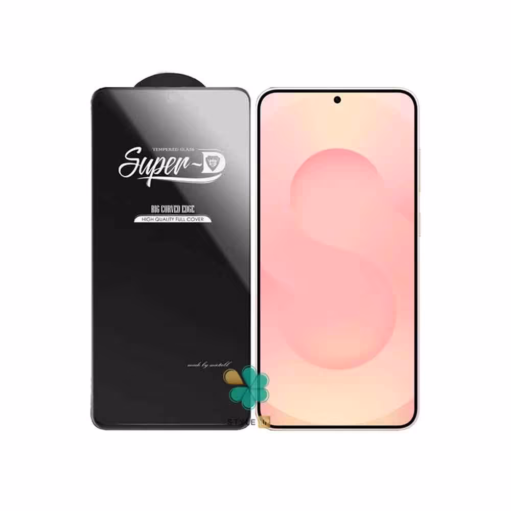 گلس گوشی تمام صفحه Super D مناسب Samsung Galaxy S25