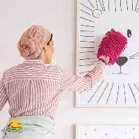 دستکش ماکارانی میکرو فایبر ، بدون کوچکترین پرز  ، ب راحتی نظافا  انجام بده