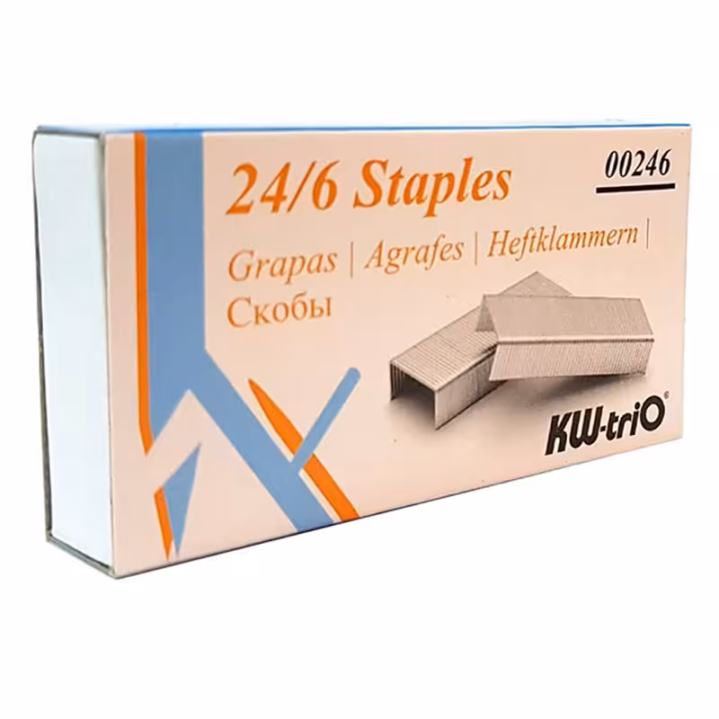 خرید سوزن منگنه 24/6 کی دبلیو تریو مدل KW-Trio 24.6 کد 00246