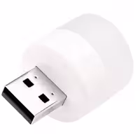 لامپ LED سر USB جوابدهی بروی آداپتور شارژر، اسپیکر، و اتصال به گوشی با OTG