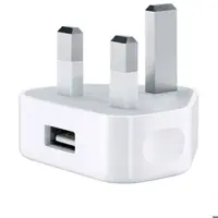 شارژر دیواری 5 وات اپل مدل MD812 رنگ سفید - Apple MD812 5W USB Power Adapter