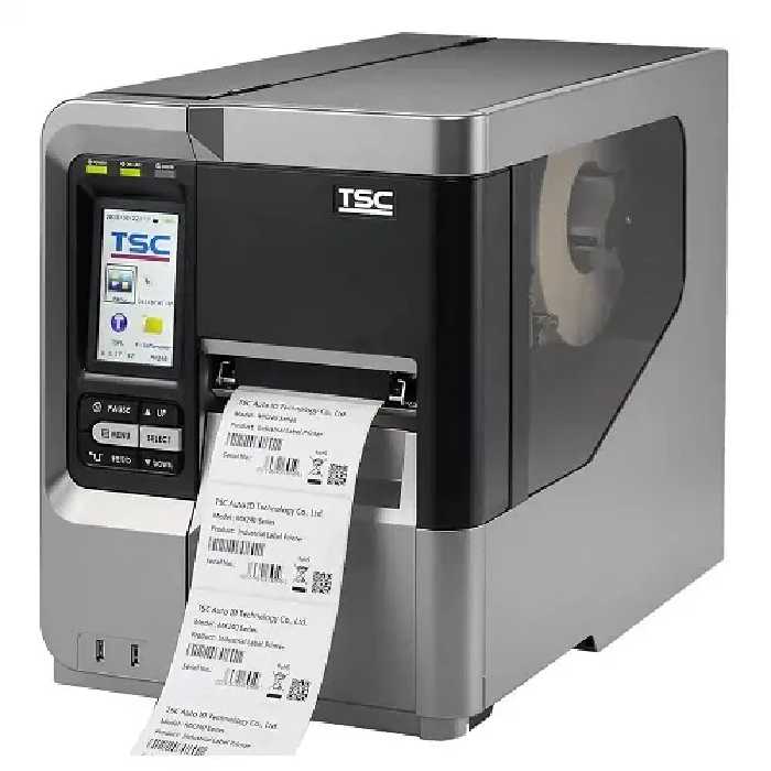 لیبل پرینتر صنعتی تی اس سی مدل MX240 با ریواندر