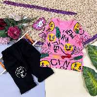 تیشرت شلوارک پسرانه دخترانه  ست اسپرت جنس پنبه لاکرا دار اعلا با چاپ زول عالی ارسال رایگان و فوری 