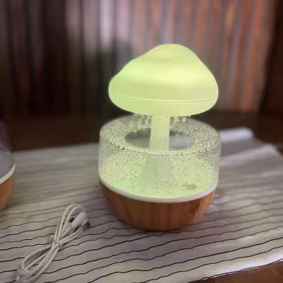 چراغ خواب و آب‌ نما طرح قارچ بارانی