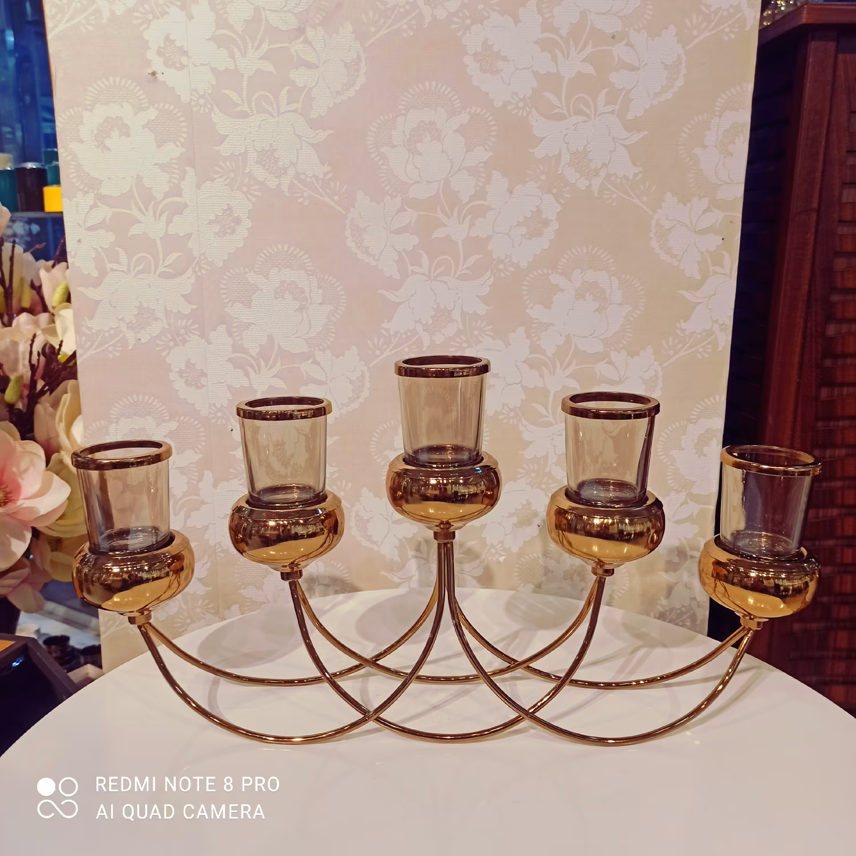 جاشمعی طلایی؛پنج شعله؛دکوری وتزئینی