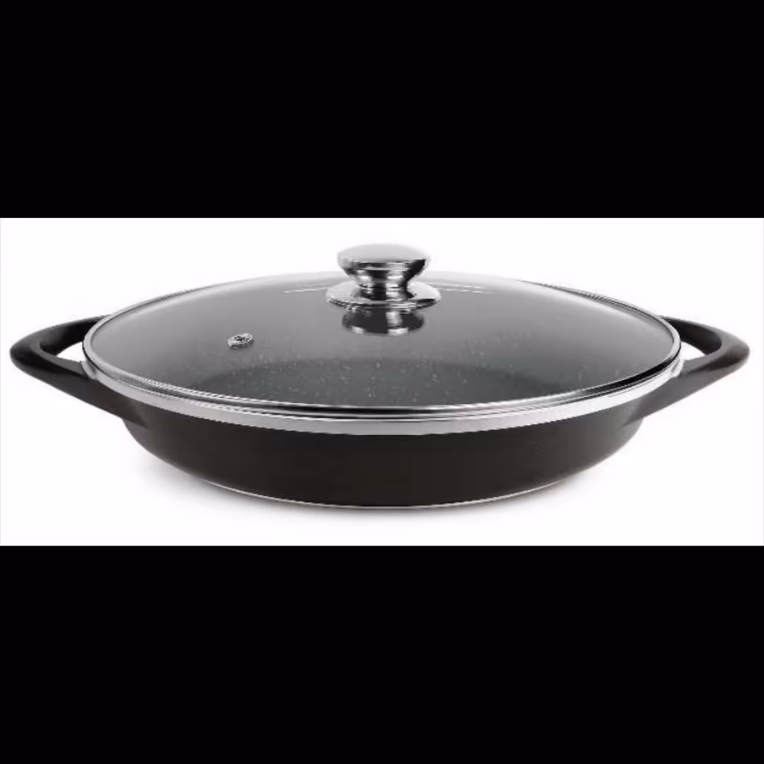 تابه چدن تک سایز 40 گرانیت طرح ایتالیا B