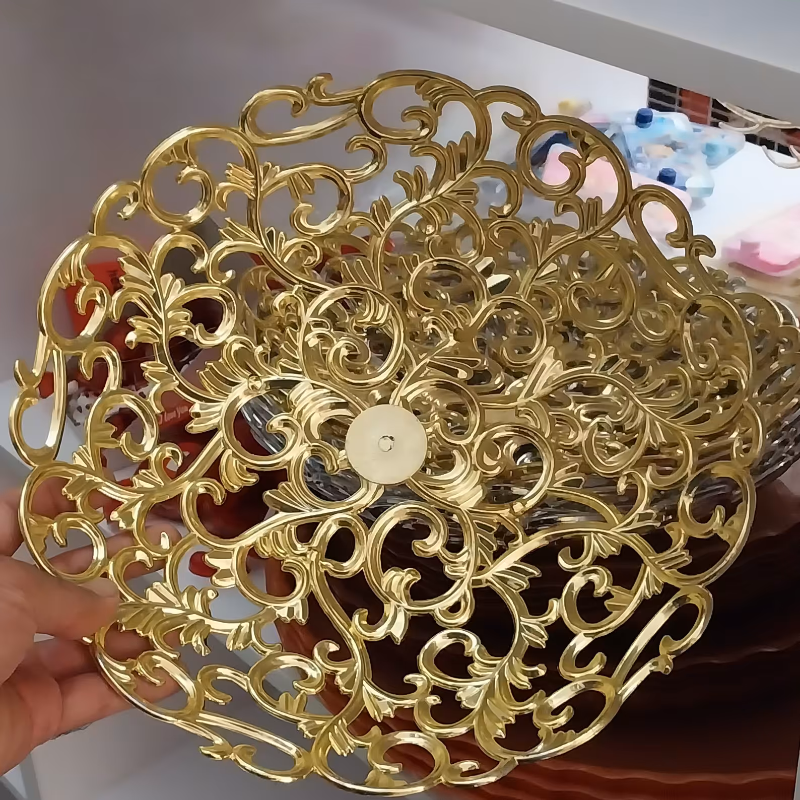 سبد میوه ای پلاستیکی (ظرف حصیری میوه)