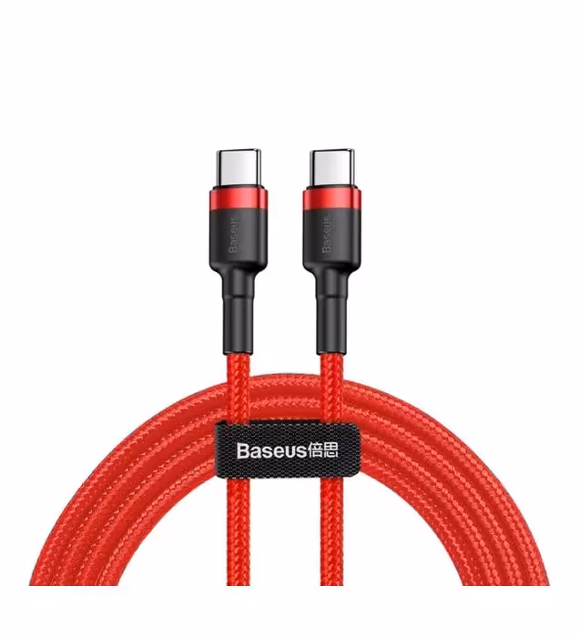 کابل شارژ تایپ سی به تایپ سی بیسوس مدل Cafule PD2.0 CATKLF طول 2 متر