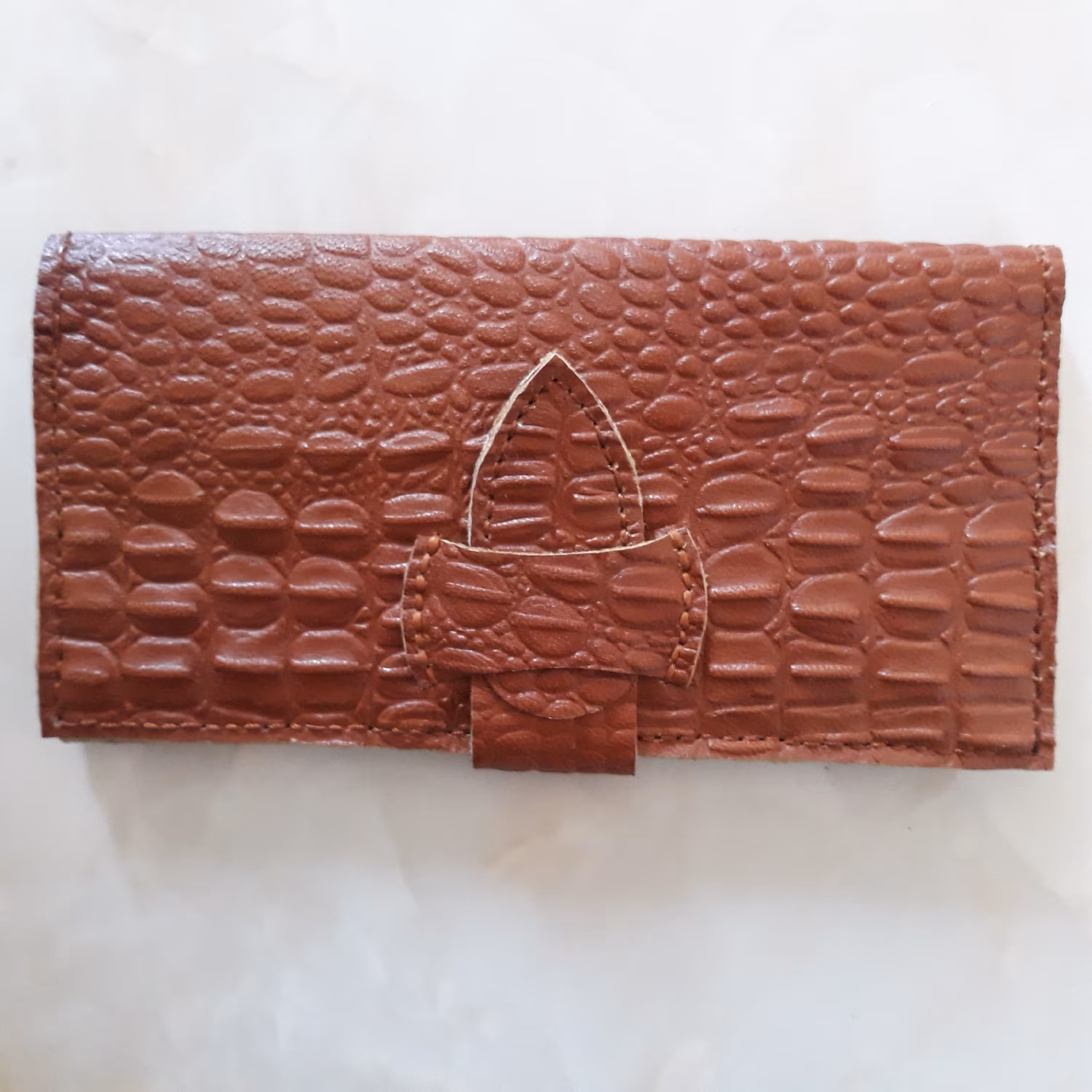 کیف پول چرم طبیعی دستدوز